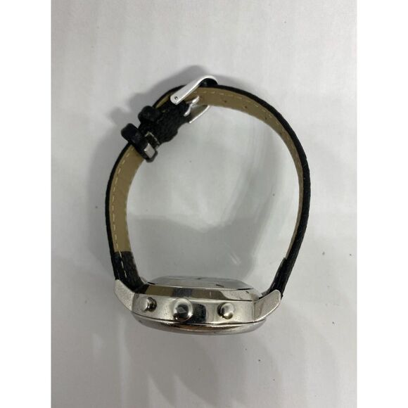 Fossil FTW5019 Women's Black Leather Silver Analog Dial Hybrid Smart Watch XX785 - Picture 8 of 12